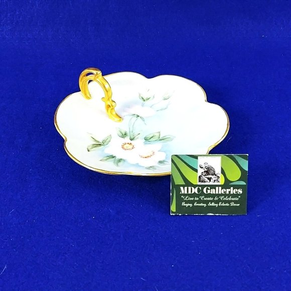 Candy Trinket Dish Hand Painted Artisan Signed 1958 Zeh Scherzer Bavaria - Picture 9 of 9